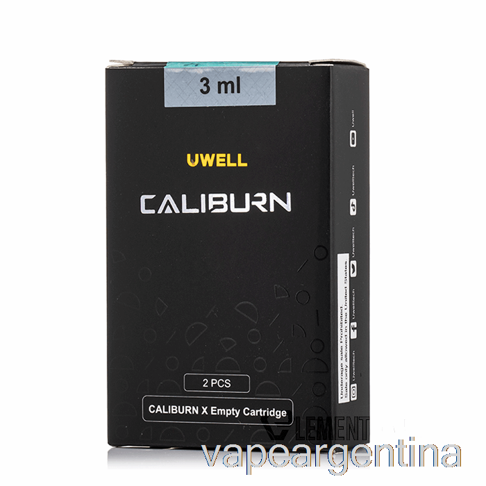 Uwell Caliburn X Cápsulas De Repuesto 3ml Cápsula Vacía Vape Argentina